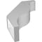 Ekena Millwork 6-in. W x 22-in. D x 34-in. H Funston Architectural Grade PVC Knee Brace BRCP06X22X34FST - alternate 3